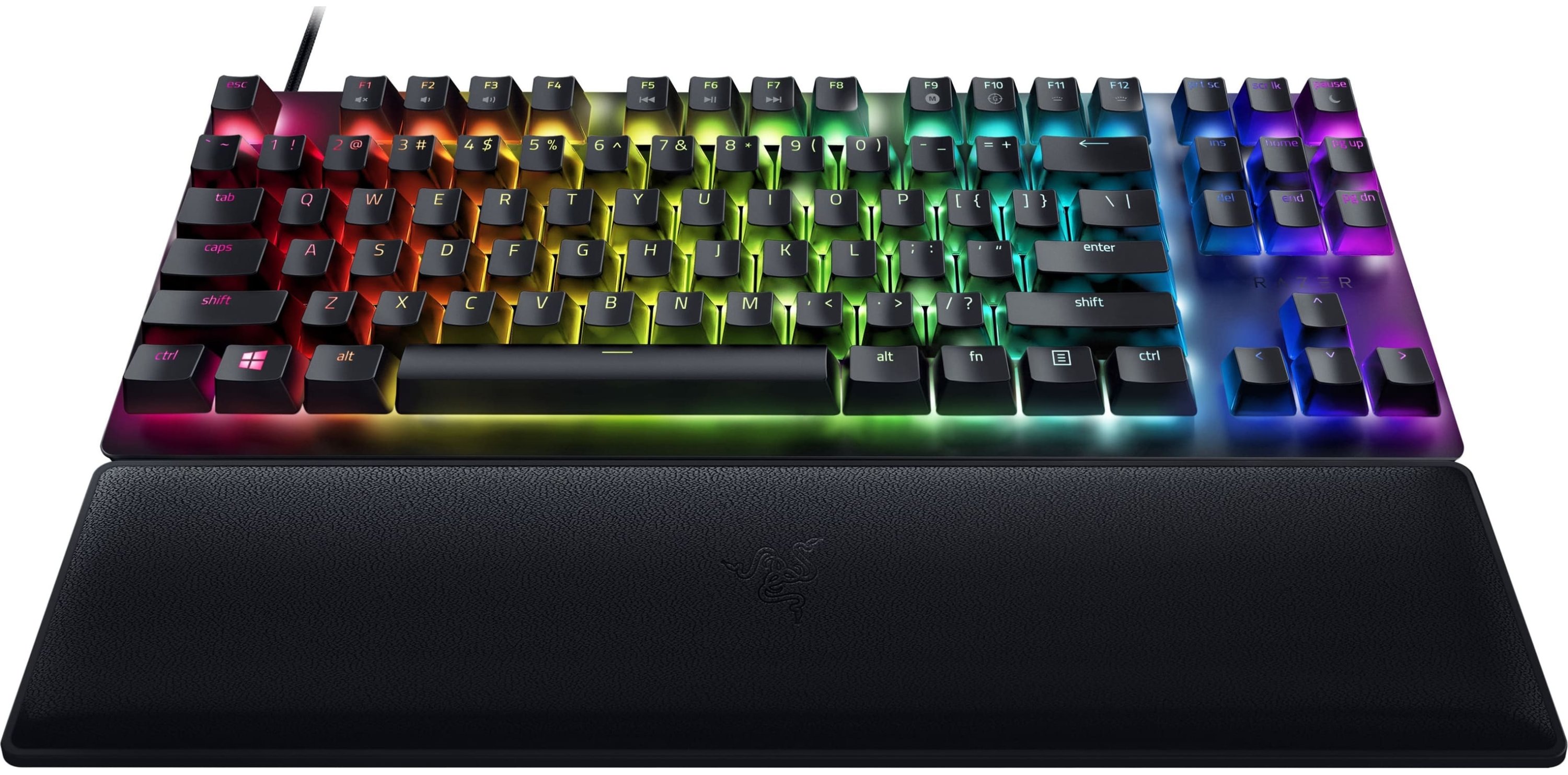 Клавиатура Razer Huntsman V2 Tenkeyless Purple Switch Black (RZ03