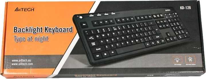 Клавиатура A4Tech KD-126-2 Backlight Black USB купить | Elmir - цена ...