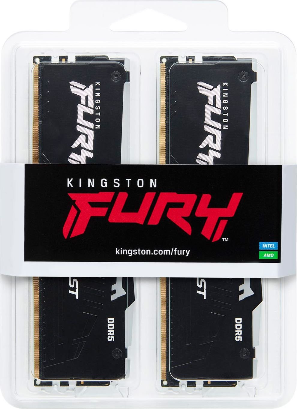 Модуль памяти Kingston Fury DDR5 64GB 2x32GB 5200MHz Beast RGB