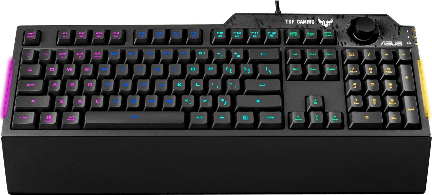 Клавиатура Asus TUF Gaming K1 Black UA (90MP01X0-BKMA00) купить | Elmir ...