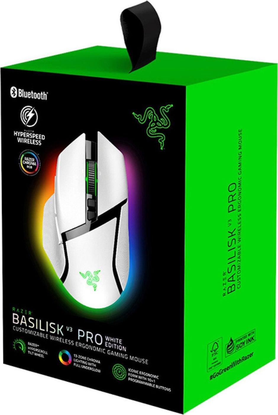 Мышь Razer Basilisk V3 PRO Wireless White Edition (RZ01-04620200