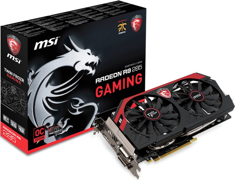 Видеокарта MSI PCI-E Radeon R9 285 2GB DDR5 (R9 285 GAMING 2G