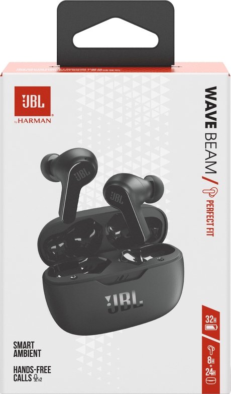 Наушники JBL Wave Beam Black (JBLWBEAMBLK) купить | ELMIR - цена ...