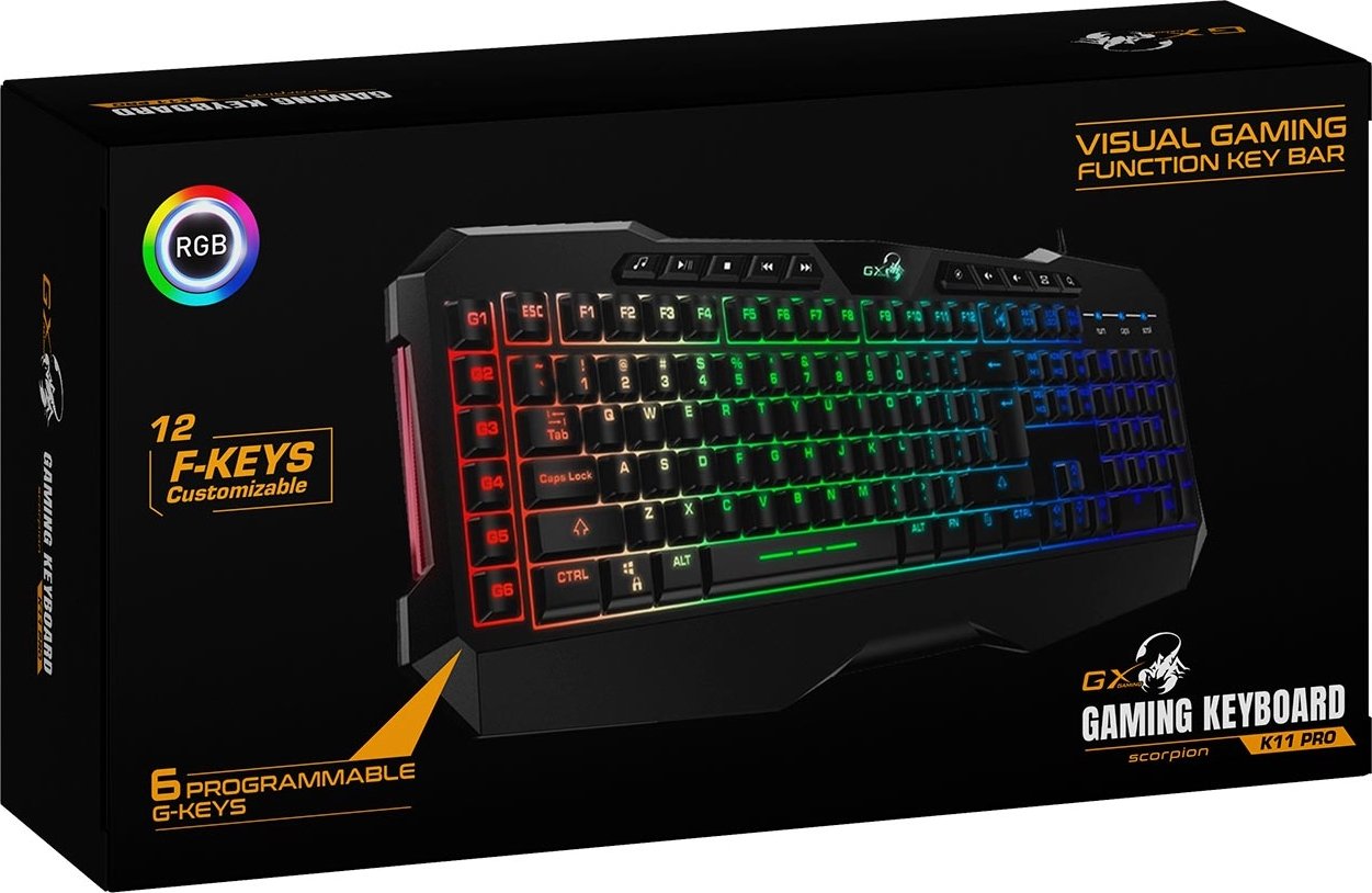 Клавиатура Genius Scorpion K11 Pro Black USB (31310007406) купить ...