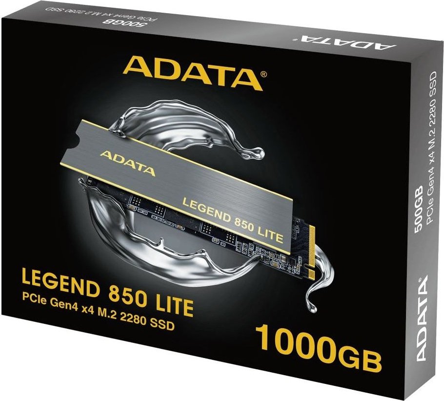 内蔵型SSD ADATA LEGEND 850 LITE 1TB M.2 SSD SSD-накопитель M.2 1TB ADATA Legend 850 Lite (ALEG-850L-1000GCS
