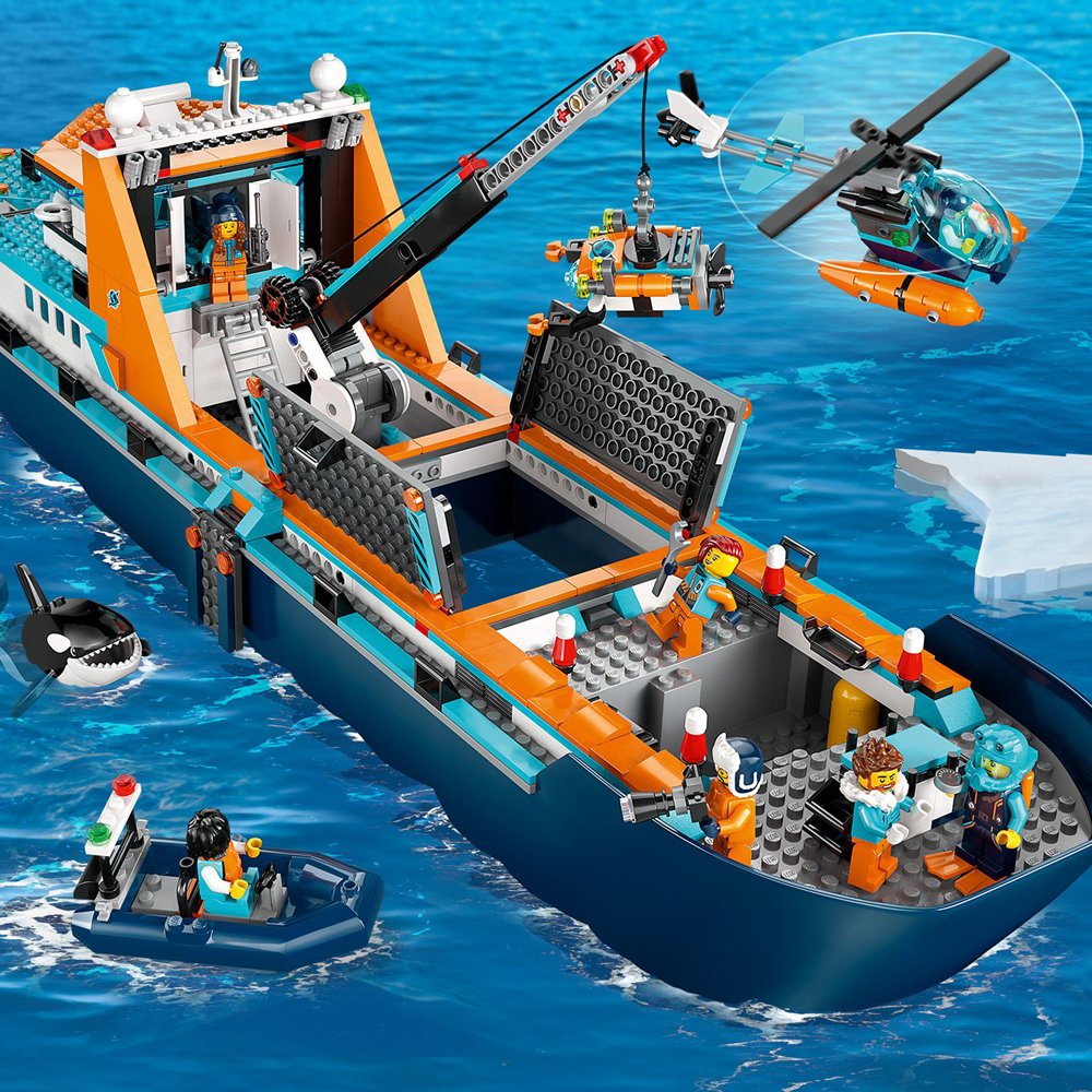 Конструктор LEGO City Арктичний дослідний корабель (60368) купити