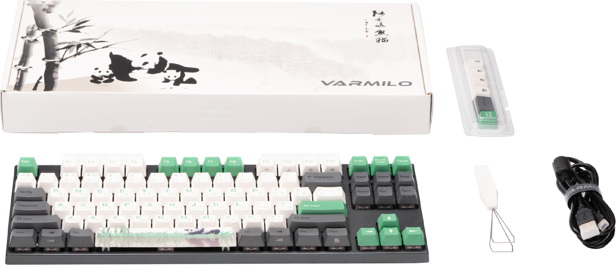 Клавиатура Varmilo VEA87 Panda R2 Cherry Mx Brown UA ...