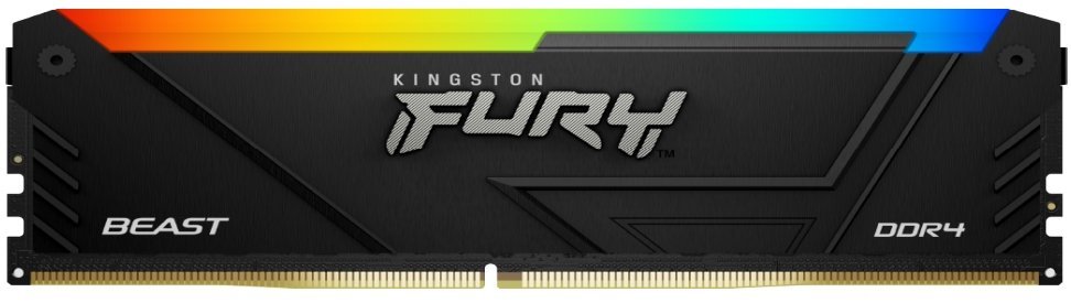 Модуль памяти Kingston Fury DDR4 32GB 2x16GB 3200MHz Beast RGB