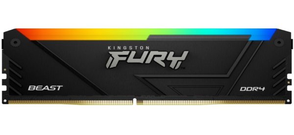 Модуль памяти Kingston Fury DDR4 32GB 2x16GB 3200MHz Beast RGB