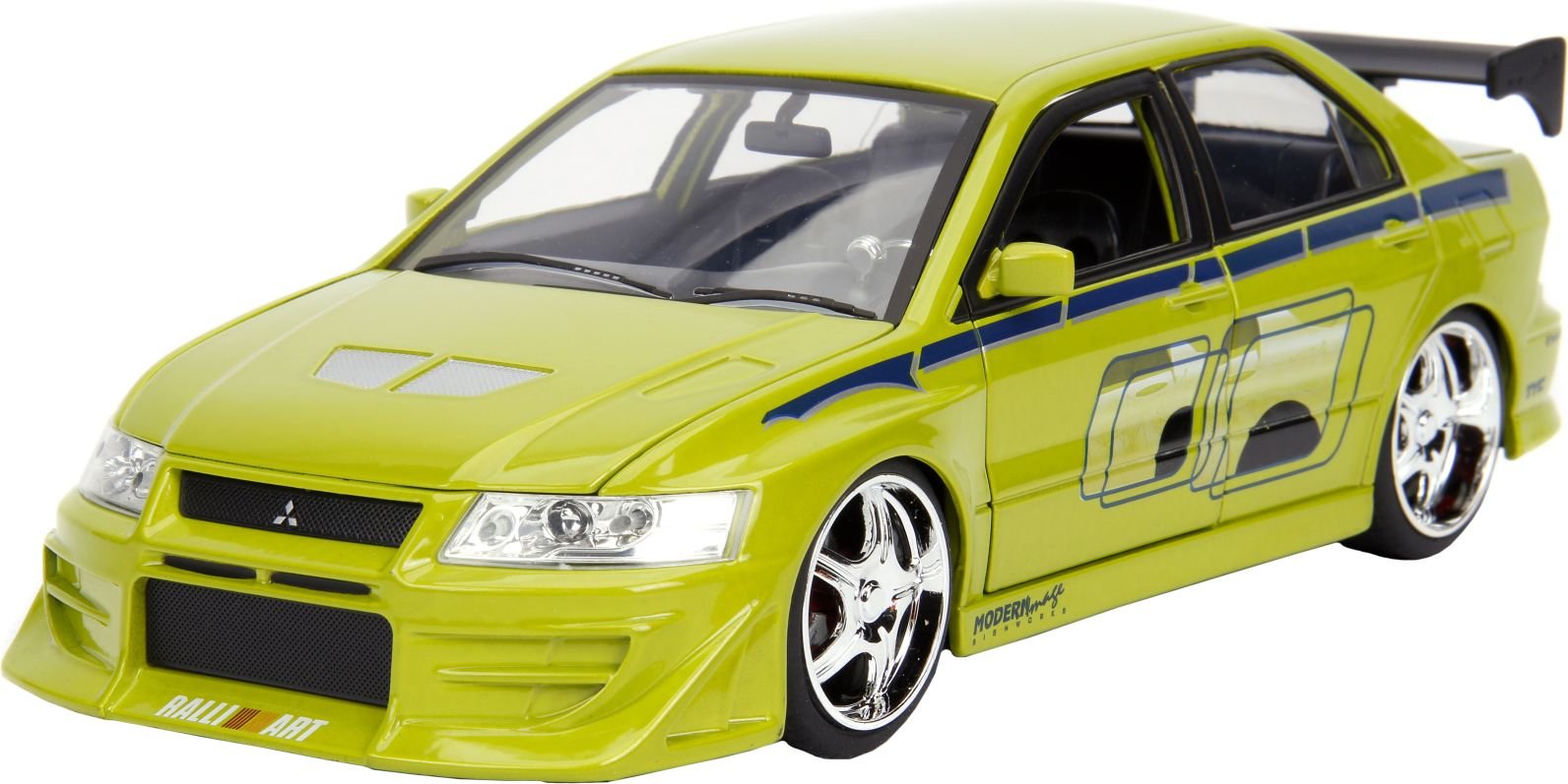 ミニカー 2002 Lancer Evolution VII Автомодель Jada Форсаж Mitsubishi Lancer Evo 7 2002 (253203052