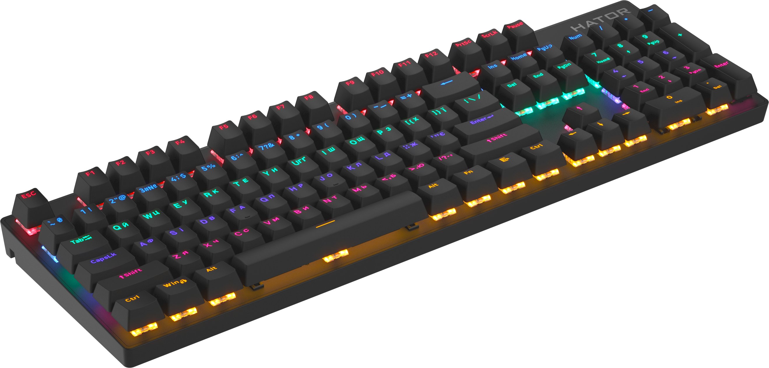 Клавиатура Hator Starfall Rainbow Origin Red (HTK-608) купить | Elmir ...