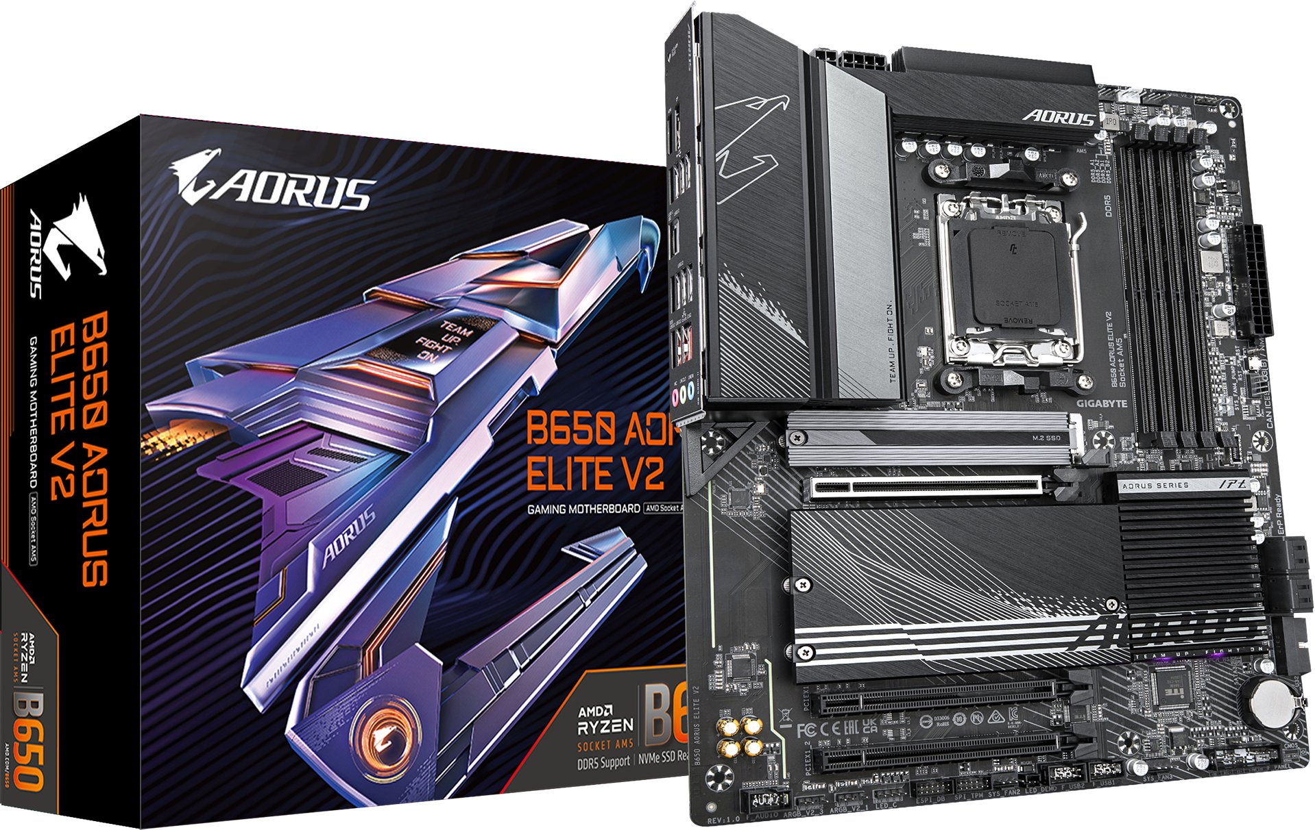 Материнская плата GigaByte B650 AORUS Elite AX V2 s-AM5 B650 купить ...