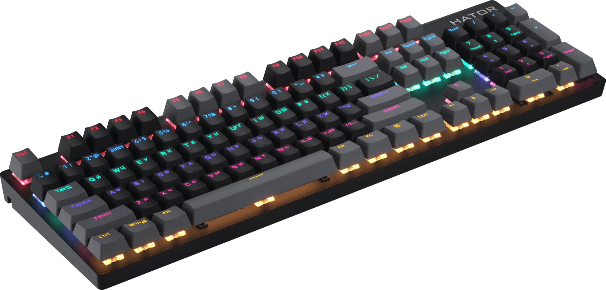 Клавиатура Hator Starfall Rainbow Origin Blue (HTK-609-BBG) купить ...