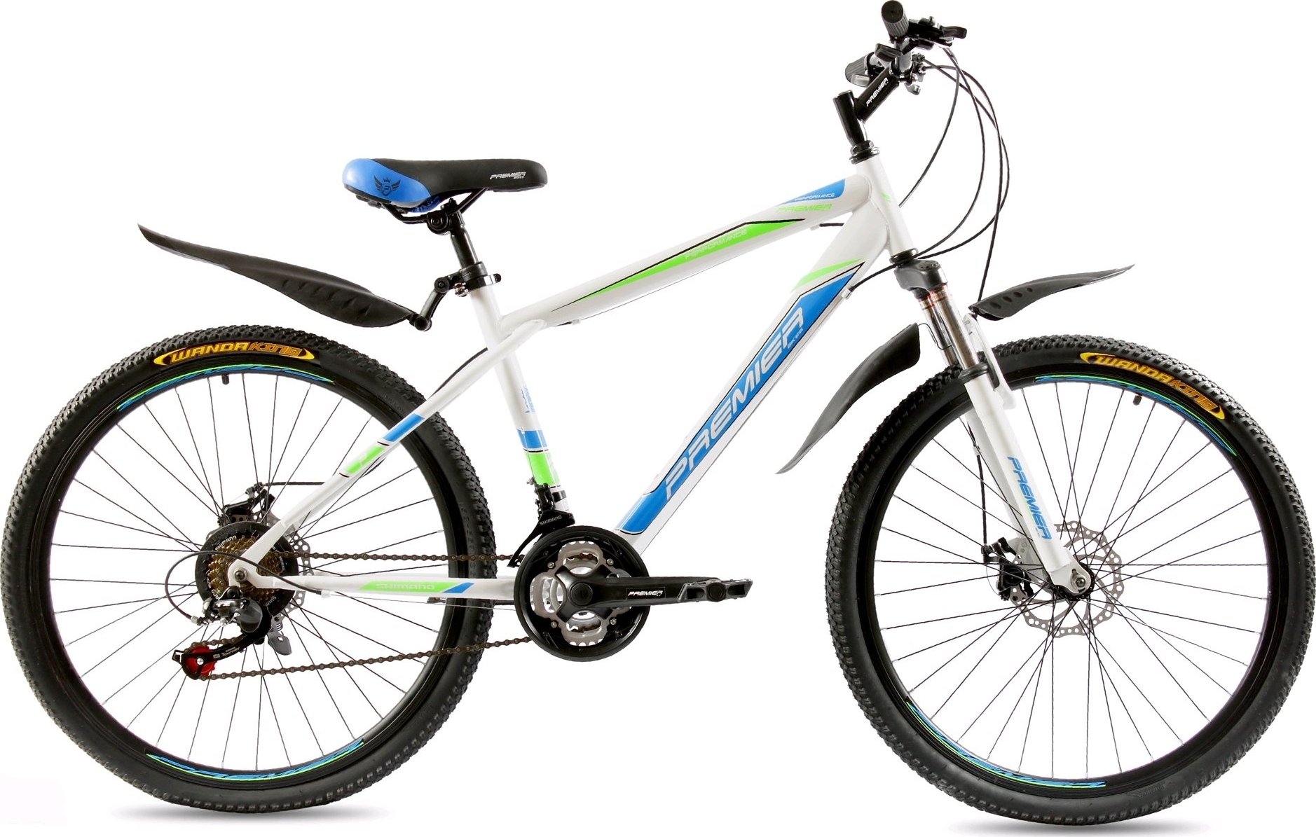 Велосипед Premier Captain Disc White/Blue/Green/Black 26" рама 17" (TI14284) купить ELMIR