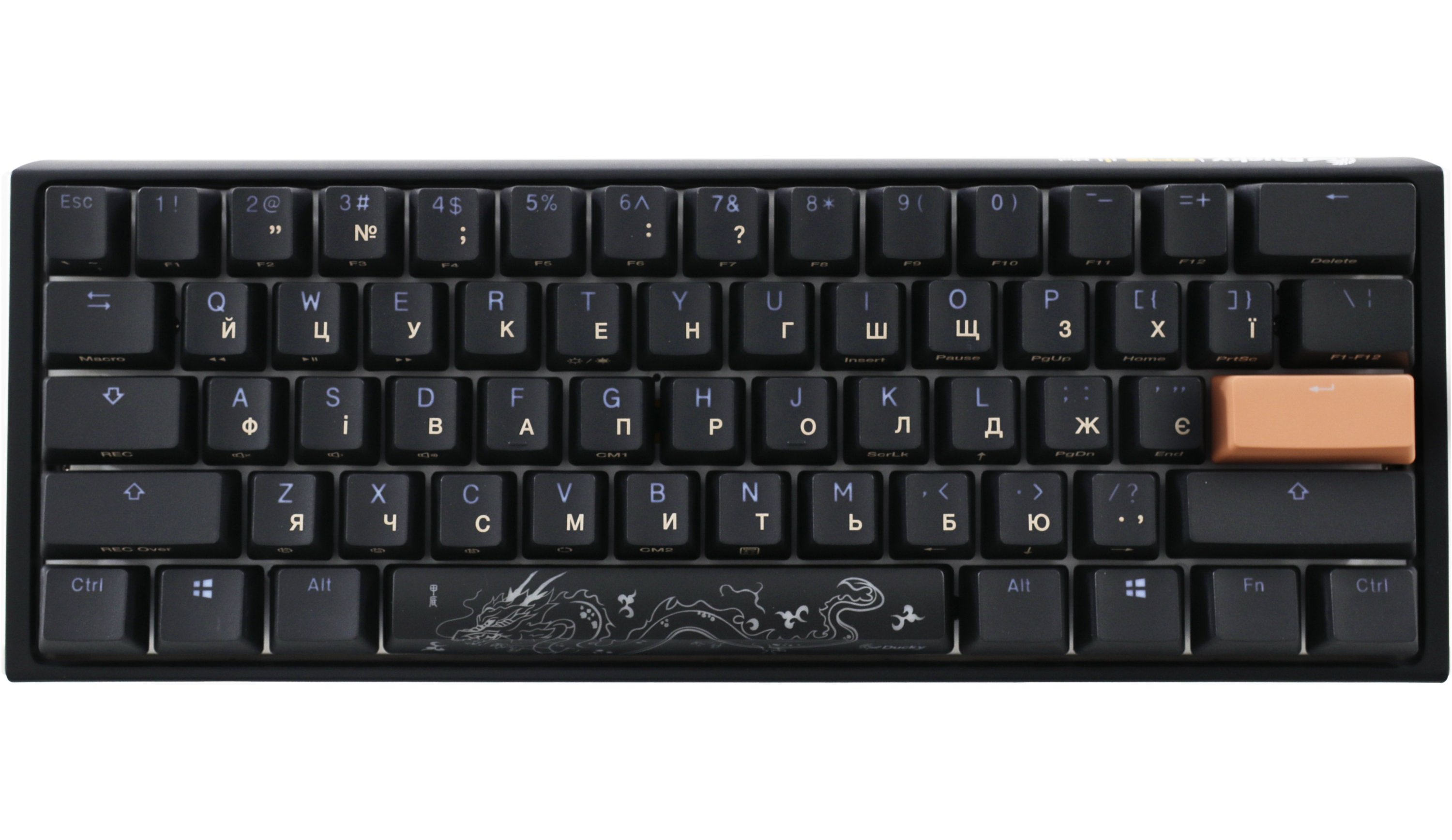 Клавиатура Ducky One 3 Mini Cherry MX Silent Red RGB Black UA
