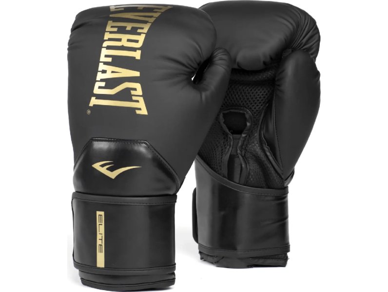 Фото - Перчатки для единоборств Everlast Рукавички боксерські  Elite 2 Boxing Gloves 10oz Black  P00003270-10 (P00003270-10)