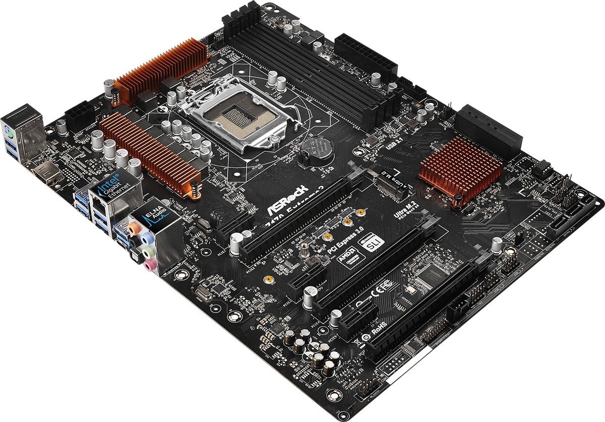 Материнская плата ASRock Z170 Extreme3 s-1151 Z170 купить | Elmir ...