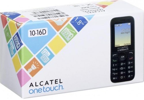 Мобильный телефон Alcatel One Touch 1016D Volcano Black купить | ELMIR ...