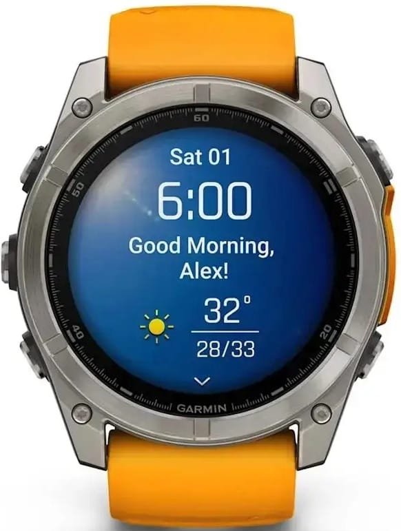 Смарт-часы Garmin Fenix 8 51mm AMOLED Sapphire Graphite DLC