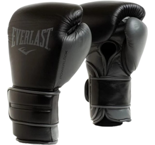 Photos - Martial Arts Gloves Everlast Рукавички боксерські  Powerlock 2 Pro Training HL Glove 14oz Black  P00002427 (P00002427)