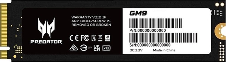 SSD-накопичувач M.2 2TB Acer Predator GM9 (BL.9BWWR.137) купити