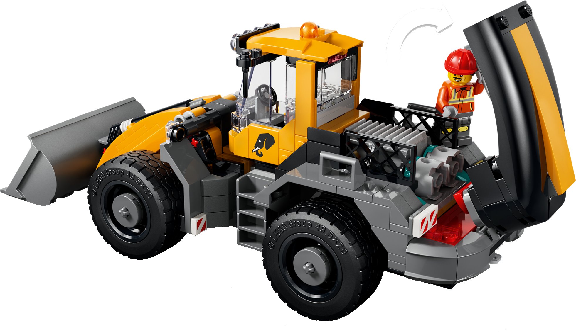 Конструктор LEGO City Самосвал и фронтальный ковшовый погрузчик