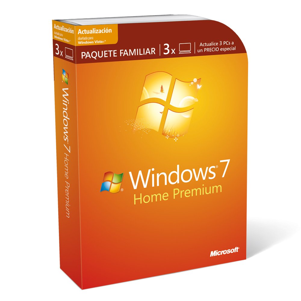 Microsoft windows 7 upgrade home premium russian family pack 3pc gfc