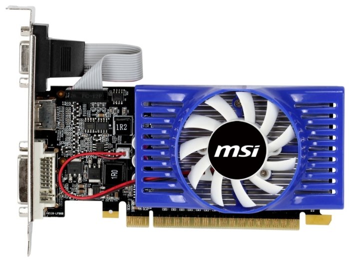 Видеокарта MSI PCI-E GeForce GT520 2GB DDR3 (N520GT-MD2GD3/LP) - купить ...