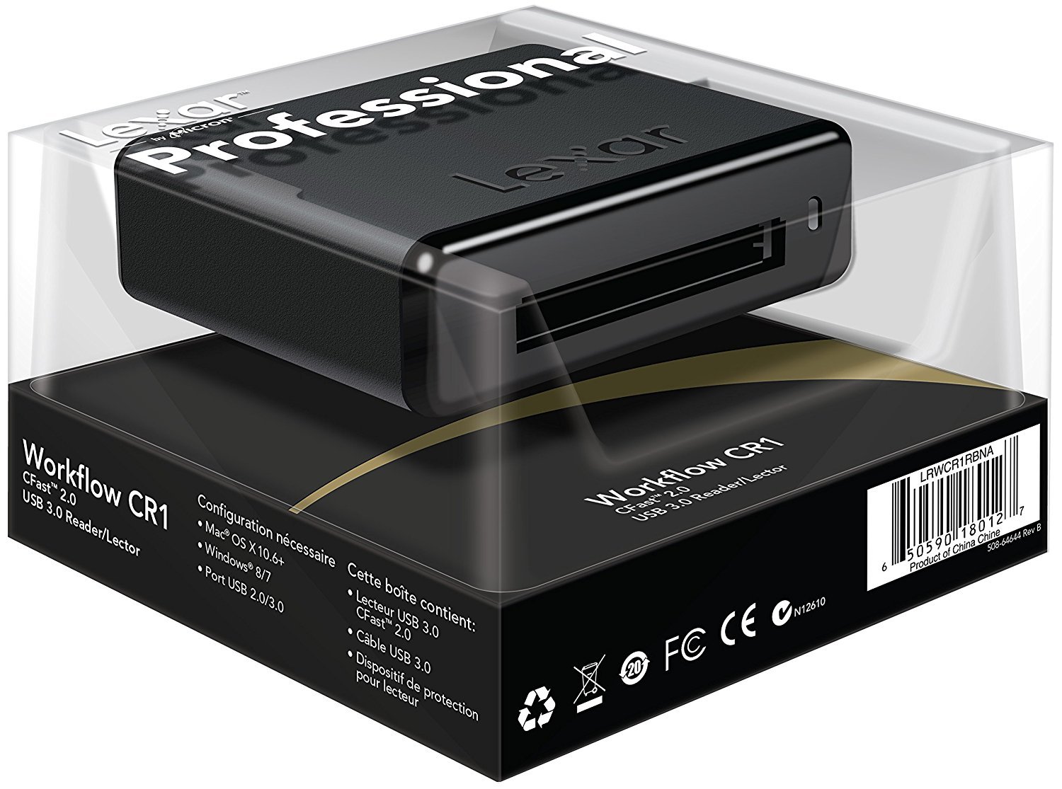 Кардридер USB3.2 Gen1 Lexar Professional CFast CR1 (LRWCR1TBEU) купить ...