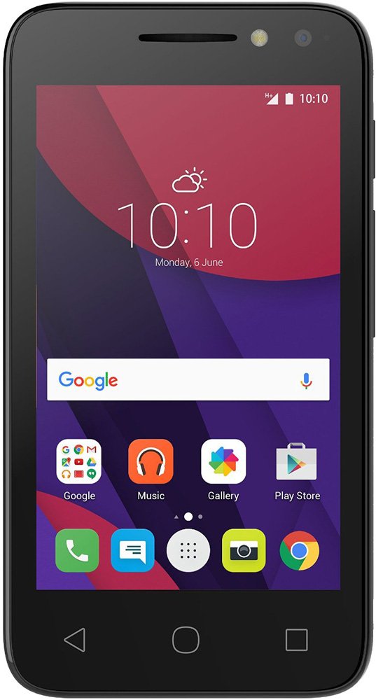 Мобільний телефон Alcatel One Touch 4034D Pixi 4 Volcano Black