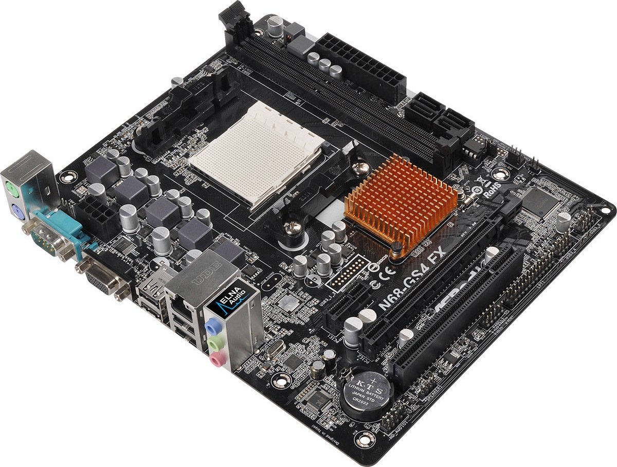 Материнская плата ASRock N68-GS4 FX R2.0 s-AM3 GeForce 7025 купить ...