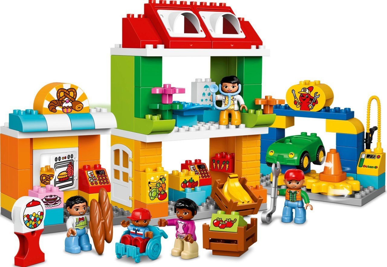 Конструктор LEGO Duplo My Town Городская площадь (10836) купить | ELMIR ...