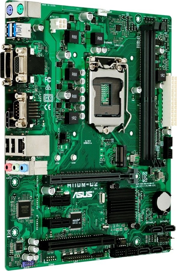 Материнская плата Asus H110M-C2/C/SI s-1151 H110 купить | Elmir - цена ...
