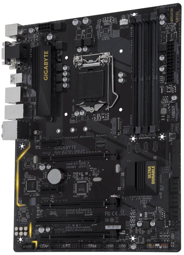 Материнская плата GigaByte GA-B250-HD3P s-1151 B250 купить | Elmir ...