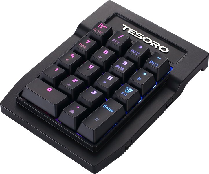 Клавиатура цифровая Tesoro Tizona Spectrum Numpad (TS-G2SFLP BL) купить ...