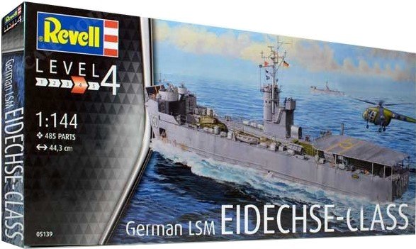 Модель Revell Десантный корабль German LSM Eidechse-Class 1:144