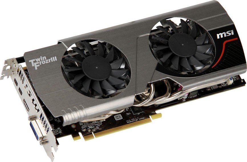Видеокарта MSI PCI-E Radeon HD7950 3GB DDR5 (R7950 TWIN FROZR 3GD5/OC ...